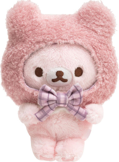 San-X Rilakkuma Sakura-no Korisu (Pink Squirrel) Plush from Chairoi koguma's Gyutto Nuigurumi Theme San-X Japan