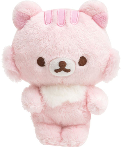 San-X Rilakkuma Sakura-no Korisu (Pink Squirrel) Plush from Chairoi koguma's Gyutto Nuigurumi Theme San-X Japan