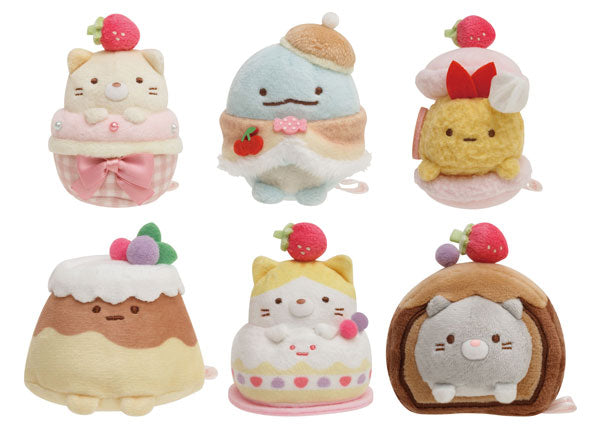 Sumikko gurashi Tenori Plush Neko's Siblings and the Sweets Shop from San-X Japan