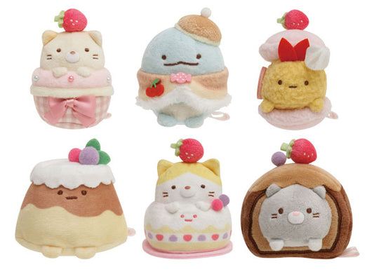 Sumikko gurashi Tenori Plush Neko's Siblings and the Sweets Shop from San-X Japan