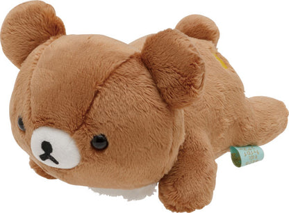 San-X Chairoi koguma Posing Plush comes with Sugomori (Winter) Cozy Clothes from San-X Japan