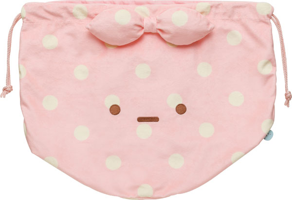 Sumikko gurashi Furoshiki Large Plush Drawstring Bag For Storage from San-X Japan
