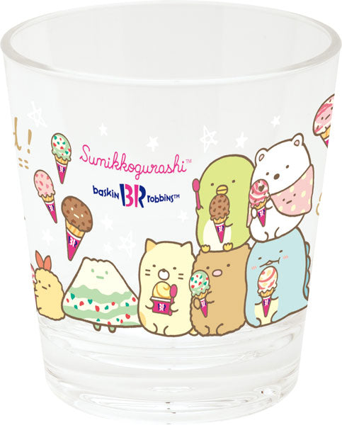 San-X Sumikko gurashi Acrylic Cup Design A Sumikko Baskin Robbins theme from San-X Japan