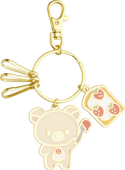 San-X Korilakkuma 3-Hook Keychain from New Basic Rilakkuma Vol.2 from San-X Japan