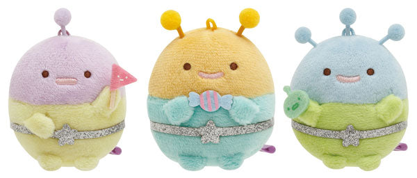 San-X Sumikko gurashi Tenori Plush Set of 3! Tapi Seijin Fushigi na Otomodachi - Mysterious Friends theme from San-X Japan