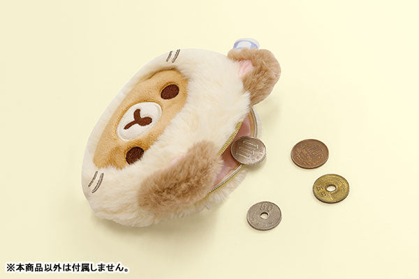 San-X Relakkuma Plush Coin Case from 'Neko Neko no Yu' Theme San-X Japan