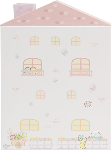 Sumikko gurashi Pink House Display Case for Tenori Plushies from San-X Japan