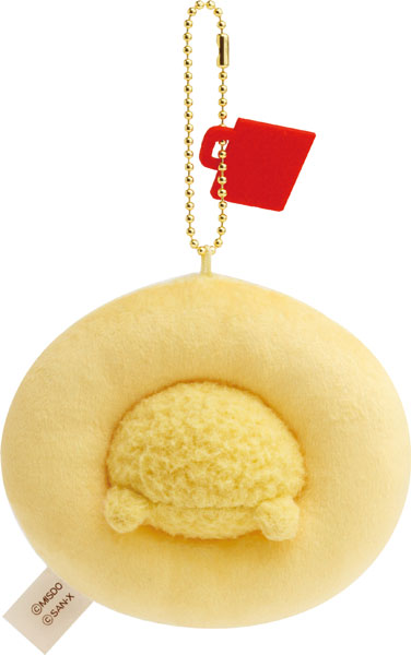 San-X Sumikko gurashi Plush Keychain Ebifurai no shippo mister donut from San-X Japan