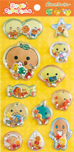 San-X Mikan bouya Shaker Sticker from San-X Japan