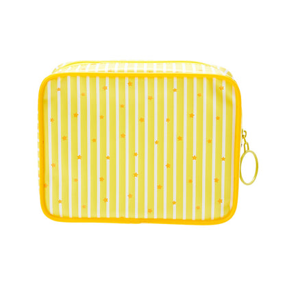 Sanrio Vinyl Pouch with Zipper from 10th Anniversary Gudetama Land Special Design Sanrio Direct from Japan