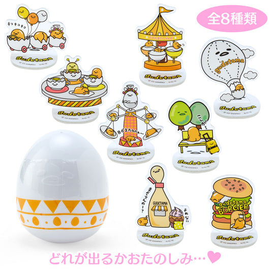 Sanrio Gudetama Acrylic Mini Stand Blind Package from 10th Anniversary Gudetama Land Special Edition Sanrio Japan
