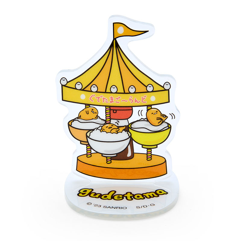 Sanrio Gudetama Acrylic Mini Stand Blind Package from 10th Anniversary Gudetama Land Special Edition Sanrio Japan