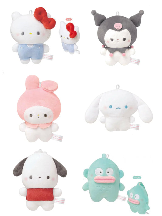 Sanrio x Mochi Mochi Panda Plush Keychain Hello Kitty, Kuromi, My Melody, Cinnamoroll, Pochacco, Hangyodon Sanrio Cinnamonroll Japan