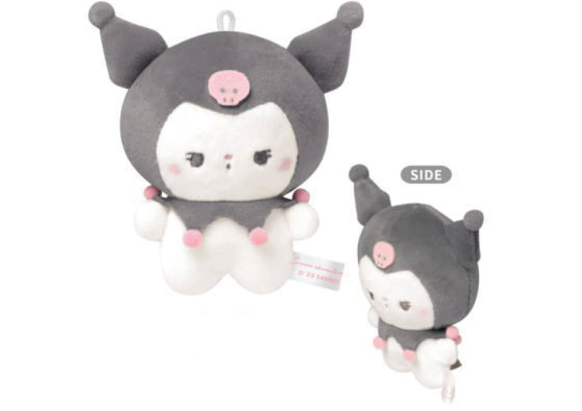 Sanrio x Mochi Mochi Panda Plush Keychain Hello Kitty, Kuromi, My Melody, Cinnamoroll, Pochacco, Hangyodon Sanrio Cinnamonroll Japan