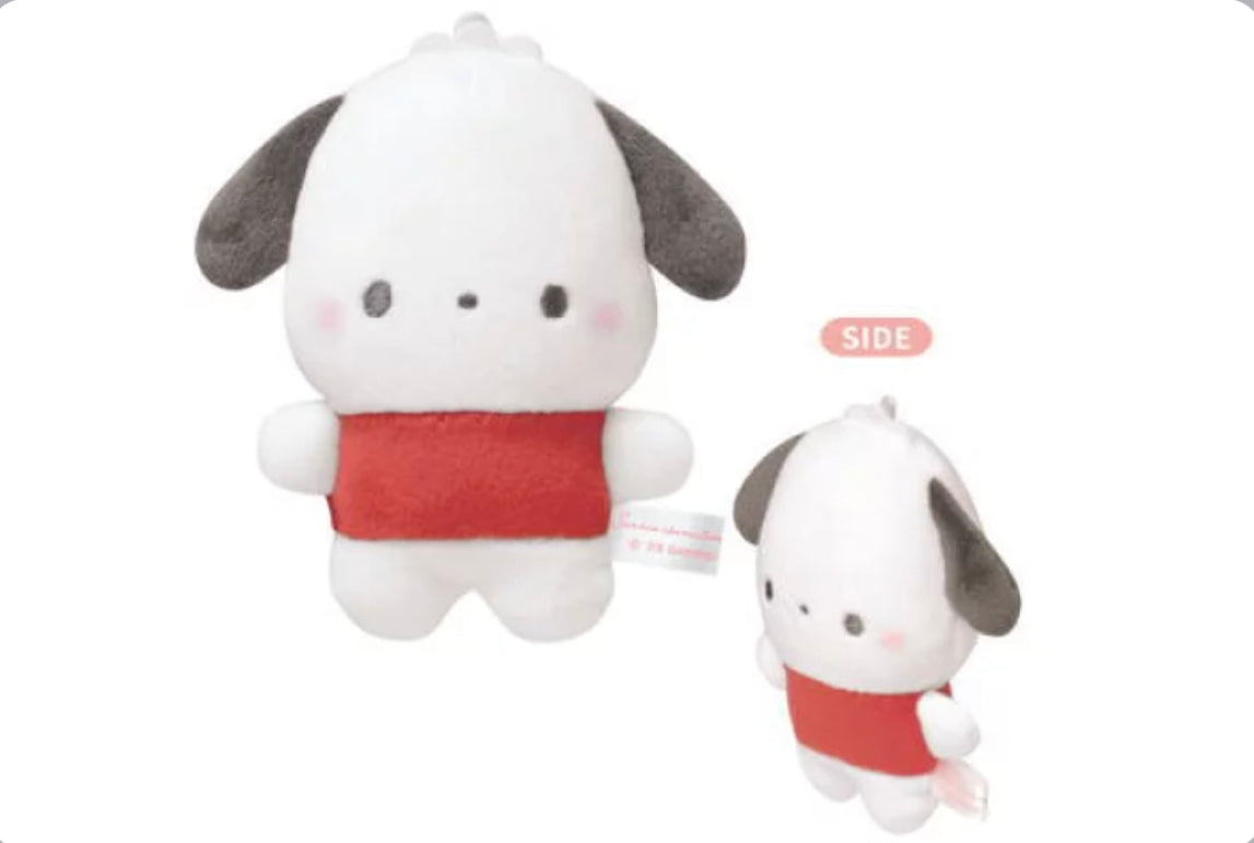 Sanrio x Mochi Mochi Panda Plush Keychain Hello Kitty, Kuromi, My Melody, Cinnamoroll, Pochacco, Hangyodon Sanrio Cinnamonroll Japan