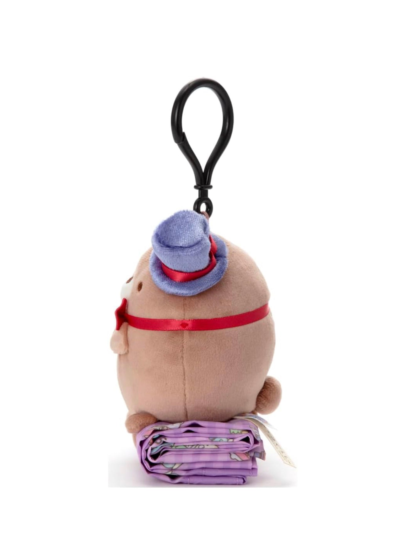 Sumikko gurashi Kuma Factory Manager Foldable Bag Eco Bag Keychain from Sumikko Movie 'Tsugihagi Koujou no Fushigina-ko' Theme San-X Japan