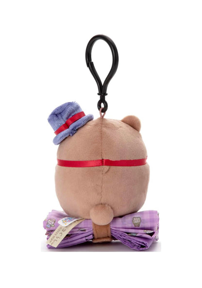 Sumikko gurashi Kuma Factory Manager Foldable Bag Eco Bag Keychain from Sumikko Movie 'Tsugihagi Koujou no Fushigina-ko' Theme San-X Japan