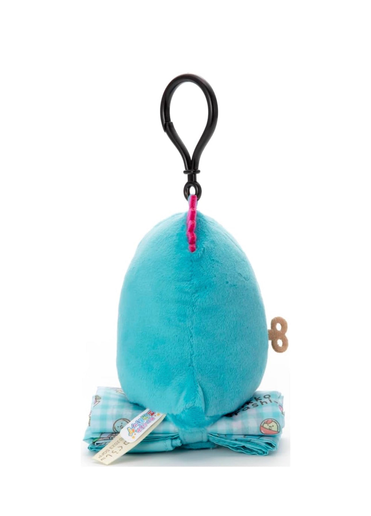 Sumikko gurashi Tokage Foldable Bag Eco Bag Keychain from Sumikko Movie 'Tsugihagi Koujou no Fushigina-ko' Theme San-X Japan
