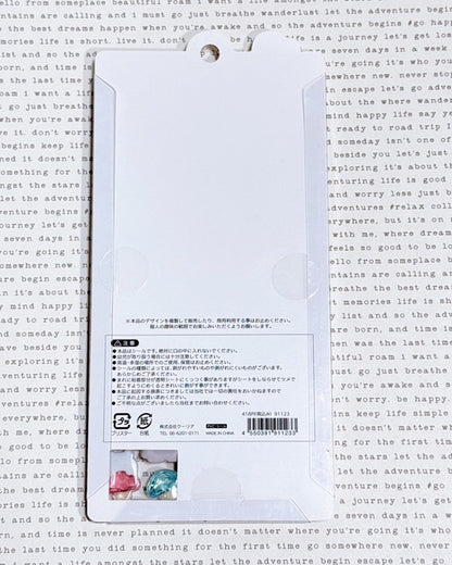 Bonbon Drop Sticker Hamu-Hamu Bonbon (Hamster) 3D Epoxy Resin Sticker