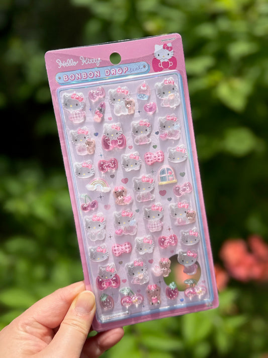 Bonbon Drop Sticker Hello Kitty B 3D Epoxy Resin Sticker
