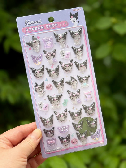 Bonbon Drop Sticker Kuromi 3D Epoxy Resin Sticker