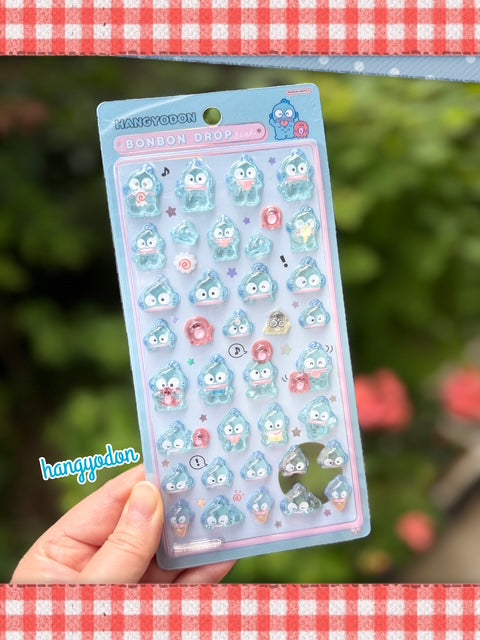Bonbon Drop Sticker Hangyodon 3D Epoxy Resin Sticker