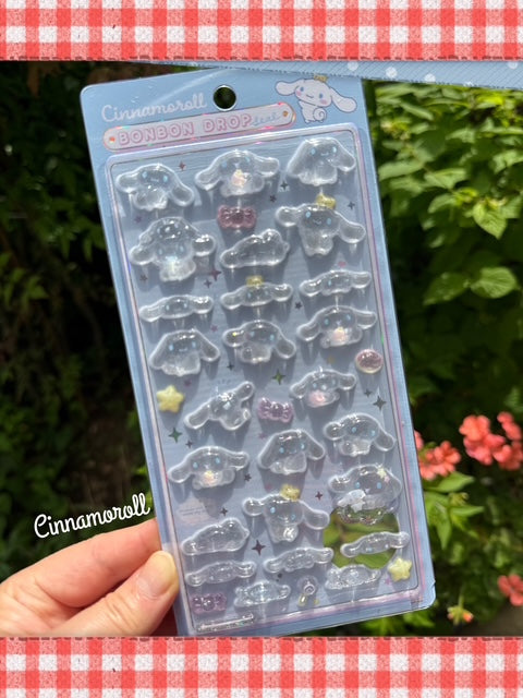 Bonbon Drop Sticker Cinnamoroll 3D Epoxy Resin Sticker