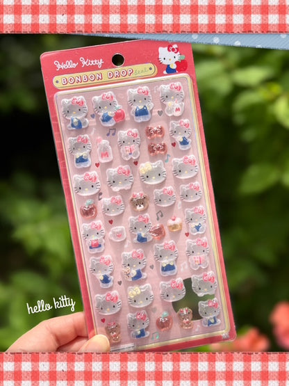 Bonbon Drop Sticker Hello Kitty A 3D Epoxy Resin Sticker