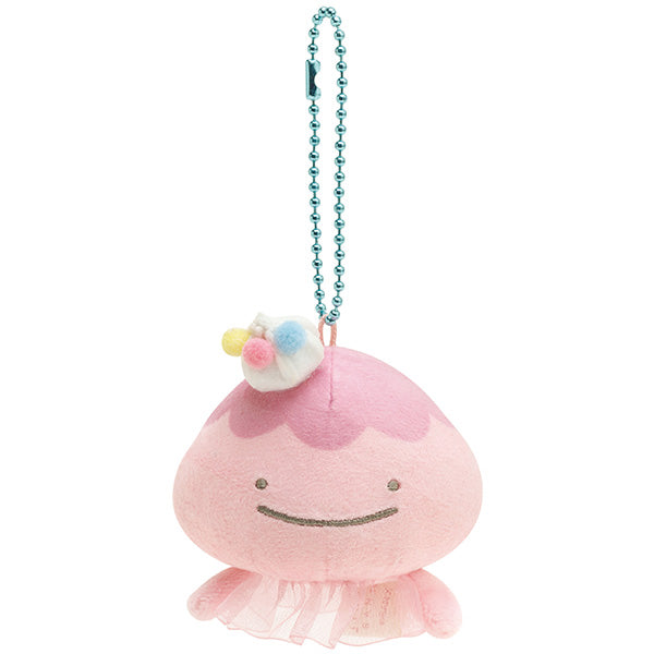 San-X Jinbesan Ice-kurage (Jellyfish) Plush Keychain from 'JInbesan and Ice-kurage' Theme San-X Japan