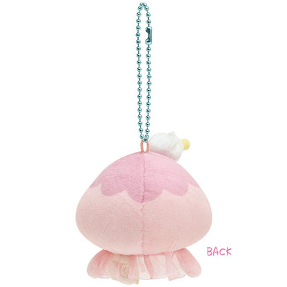 San-X Jinbesan Ice-kurage (Jellyfish) Plush Keychain from 'JInbesan and Ice-kurage' Theme San-X Japan