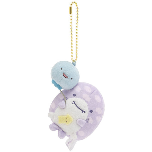 San-X Jinbesan Same san (Shark) Plush Keychain from Jinbesan and Fusen-uo Theme San-X Japan