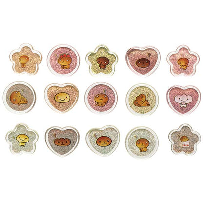 San-X Kogepan Seal Bits Acrylic Flake stickers San-X Japan