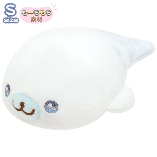 San-X Mamegoma Shirogoma Plush S size Super pochi touching from 'I Love Fuyo Fuyo' San-X Japan