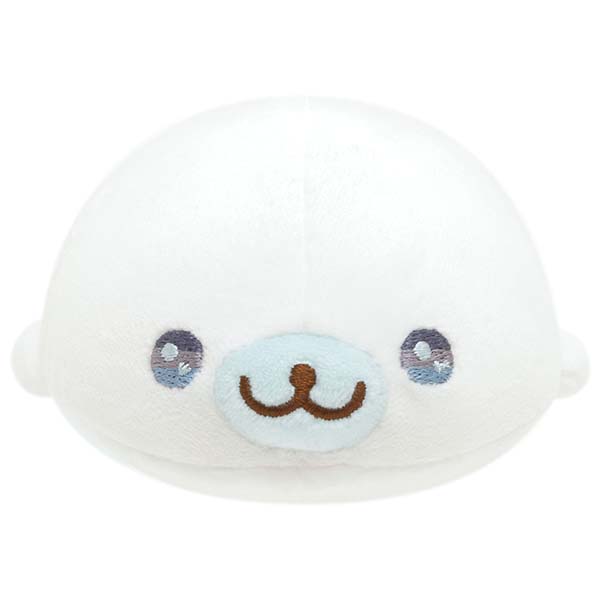 San-X Mamegoma Shirogoma Plush S size Super pochi touching from 'I Love Fuyo Fuyo' San-X Japan