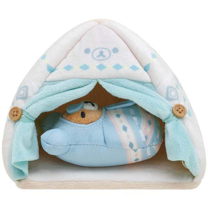San-X Rilakkuma Plush set Limaited Edition Rilakkuma & Tent from 'Komorebi Champ with Rilakkuma' theme San-X Japan