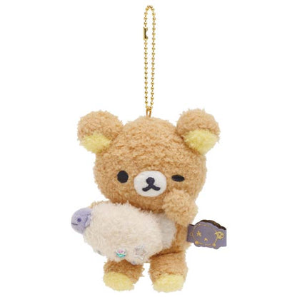 San-X Rilakkuma Rilakkuma Plush Keychain from 'Relax with Rilakkuma at Night' theme San-X Japan
