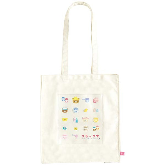 San-X Rilakkuma Canvas Tote bag from 'Neko Neko no Yu' theme San-X Japan
