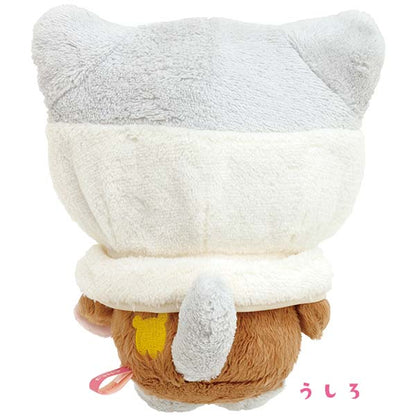 San-X Chairoi koguma Plush Height 18cm approx from 'Neko Neko no Yu' Theme San-X Japan