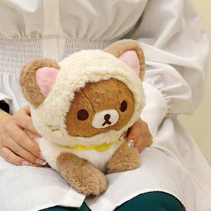 San-X Chairoi koguma Neko Plush from 'Neko Neko no Yu' Theme San-X Japan