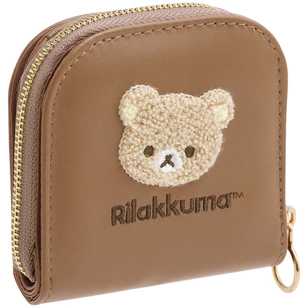 San-X Rilakkuma Compact Wallet with Sagara-Embroidery Rilakkuma San-X Japan