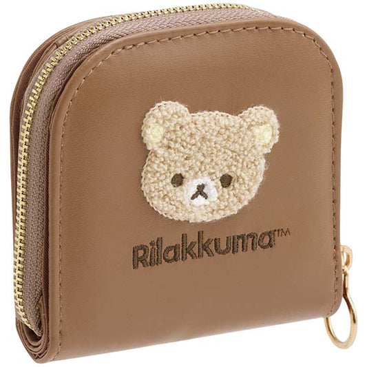San-X Rilakkuma Compact Wallet with Sagara-Embroidery Rilakkuma San-X Japan