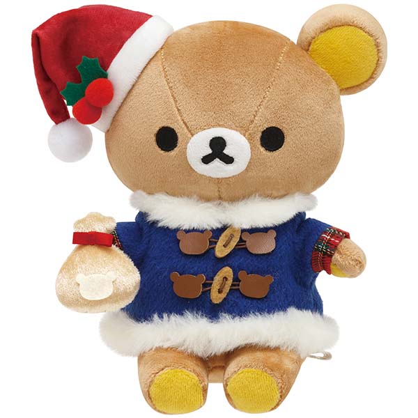 San-X Rilakkuma Plush Christmas Holiday Theme 🎄Rilakkuma, Korilakkuma, Kiiroitori and Chairoi koguma 2023 San-X Japan