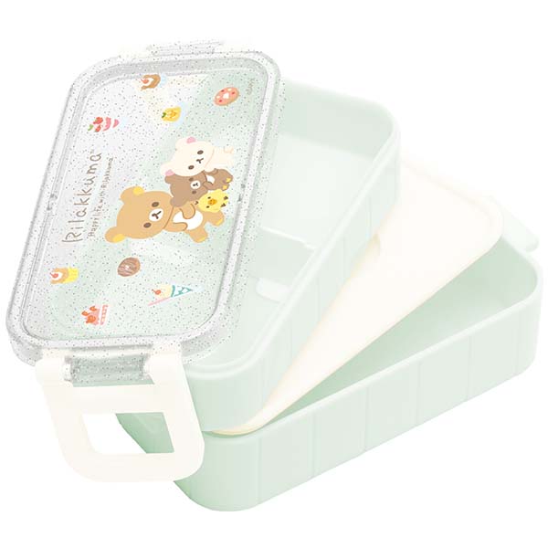 San-X Rilakkuma Lunch Box 2layer comes with Chopsticks San-X Japan