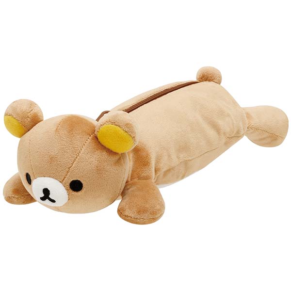 San-X Rilakkuma Plush Pencil Case/ Pouch from 'Korilakkuma's Strawberry Day!' Theme San-X Japan