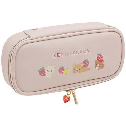 San-X Rilakkuma Pencil Case from 'Korilakkuma's Strawberry Day!' Theme San-X Japan