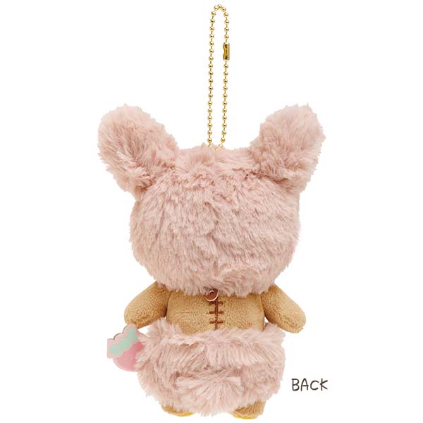 San-X Rilakkuma Rilakkuma Plush Keychain from 'Korilakkuma's Strawberry Day!' Theme San-X Japan