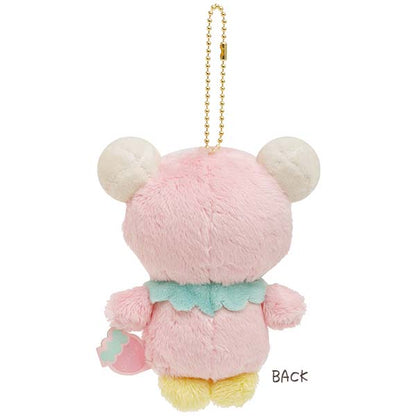 San-X Rilakkuma Korilakkuma Plush Keychain from 'Korilakkuma's Strawberry Day!' Theme San-X Japan