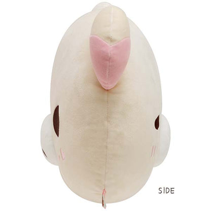 San-X Korilakkuma Both Sides Face Plush Cushion Pillow Mochi touching from 'Korilakkuma's Strawberry Day!' theme San-X Japan