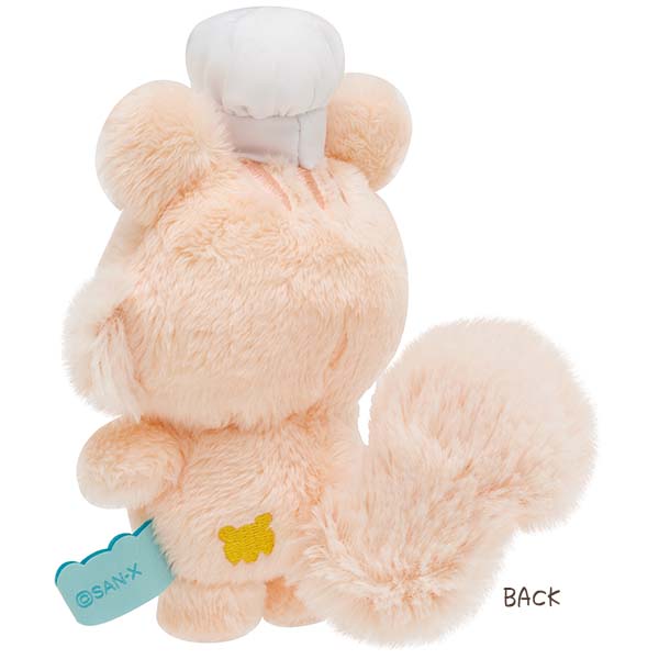 San-X Rilakkuma Sakuara-no korisu (Pink Squirrel) Plush Keychain from Minna-de Mampuku MakuMaku Theme San-X Japan