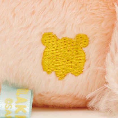 San-X Rilakkuma Sakuara-no korisu (Pink Squirrel) S size Plush from Minna-de Mampuku MakuMaku Theme San-X Japan